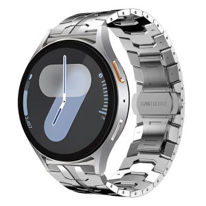 20mm For Samsung Watch7 40/44mm Quick Fit Metal Strap No Gaps Business Bracelet For Samsung Watch4/5/6 43mm Stainless Steel Band