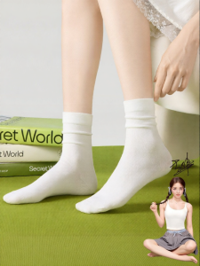 Secret World | Antibacterial Deodorant Sweat Absorption Breathable Ladies Medium Socks