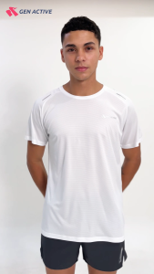 GEN ACTIVE Kaos Olahraga Dry Fit Pria Baju Olahraga Cowok Lari Running Gym Fitness