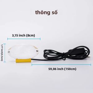 Đèn LED Nhiều Màu Sắc Đèn Bàn Pha Lê Hình Quả Trứng Đèn Ngủ Phong Cách Hiện Đại Đèn Bàn Cạnh Giường Ngủ Để Trang Trí Nhà Máy Chiếu Mắt Thiên Thần Sáng Tạo Quà Tặng