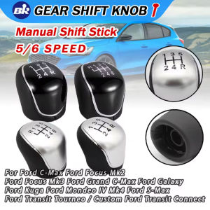 High-quality Gear Shift Knob  For Ford Focus Mk2 Mk3 C-MAX Grand Galaxy Kuga Mondeo IV S-Max Transit Tourneo Custom Connect