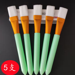 Soft Bristle Face Mask Brush Silicone Essense Spa Therapy Wet Wipe Fan Shape Essential Oil Original Liquid Beauty Makeup Tool