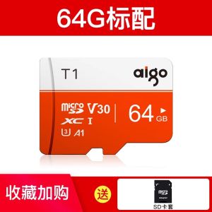 Aigo 64G High Speed TF Card Memory Card for Dash Cam Camera Single Reflex Camera SD Card 128G Specialized in Storage
