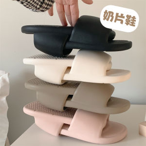 Thin Strip Couple Eva Deodorizing Filter Slippers Summer Men and Women Plaid Interior Home Non Slip Soft Platform Slippers