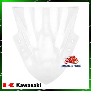 KAWASAKI NINJA 250 300 WINDSHIELD ZX300 EX300 VISOR SUPER BIKE WINDSCREEN HEADLAMP CAP COVER DEPAN BLACK SMOKE NINJA SE