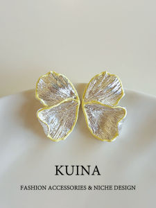 kuina | Stylish Unique Metal Butterfly Earrings
