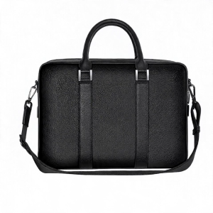 WIWU Fingerprint Lock Briefcase for Men Messenger Bag Leather Laptop Bag 16 inch Office Work Tote for Business Travel
