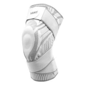 Aolikes | AOLIKES 1PC Compression Crossfit Elastic Sport Knee Sleeve with Long Straps Knee Brace with Silicone Gel for Basketabll Cycling