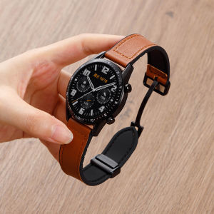 Leather Silicone Strap for Huawei Watch GT 4 41mm 46mm Band Wristband Bracelet for Huawei GT4 GT3 Pro GT2 22mm Loop Samsung Band
