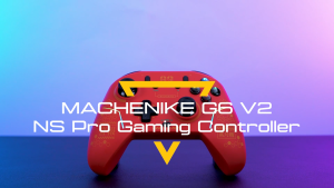 Machenike G6 V2 Wireless Controller ABXY Auto-Switch Force-Tuned TMR Joystick TMR Triggers RGB Backlight Bluetooth/2. 4GHz/Wired Tri-Mode Connection Gamepad
