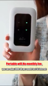 [SG STCOK]5G/4G LTE Portable WiFi Router 150Mbps Mobile Hotspot SIM Card Type-C 2100mAh Pocket MIFI for Travel
