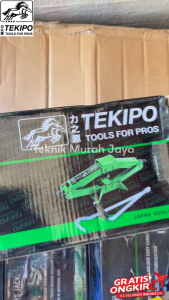 TEKIPO Dongkrak Jembatan Lipat 2 Ton Scissor Jack Mobil ASLI 2T Tekiro