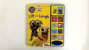 Disney Junior Puppy Dog Pals Sound Book Lift The Flaps Pages With 10 Buttons(Hardcover) For Toddlers