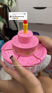 DIY Birthday Cake Toy Childrens Kitchen Toy simulation Play House Birthday Gift for Girls