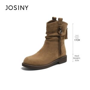 Josiny | Thick Sole Boots Insulated Brown