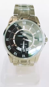 Đồng hồ SEIKO Nam Chính hãng side lớn 40mm .Mặt đá saphia .Vỏ thép . Máy quạt nhật . Hàng mới 100%