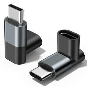 L Shape Type C to Type C 3.2 Adapter USB C Male to USB C Female 100W Fast Charging Converter For iPad MacBook Nintendo Switch