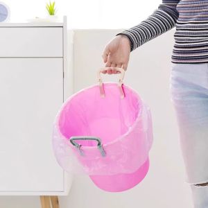 Creative Anti-Slip Trash Bag Clamp Bucket Edge Holder Plastic Household Organizer Tool for Home Storage And Organization