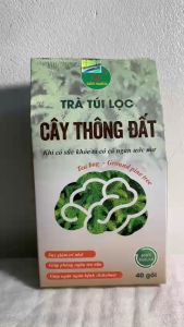 4 hộp (160 gói) trà túi lọc cây thông đất Bảo Khang giúp tăng trí nhớ sa sút trí tuệ tai biến đau nhức xương khớp
