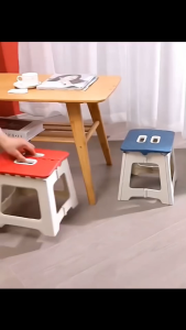 New Adult Children Portable Folding Stool Thickened Plastic Saddle Chair For Outdoor Camping And Fishing