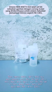 NEBULIZER KIT SET WITH MOUTHPIECE FOR NE-C801/C28 (NEB-NSET3-81E)