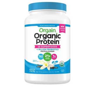 Bột Ngũ Cốc PROTEIN hữu cơ Orgain ORGAINIC PROTEIN POWDER 50 SUPERFOOD hộp 1212gr của Mỹ hương vani