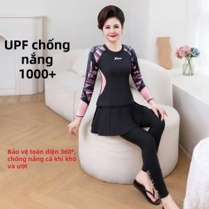 XTEP | Đồ Bơi Dài Tay Kín Đáo Cho Phụ Nữ Trung Niên