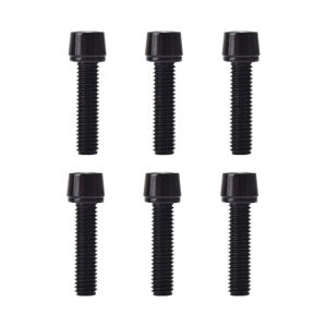 6pcs Bicycle Handlebar Screws Titanium-plated Colorful Stainless Steel M5*20MM MTB Bike Handle Bar Stem Riser Screw In Bolts