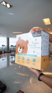 Fitness Concept Comfort Massage Cushion for Travel & Relaxation - Bear/Frog Design