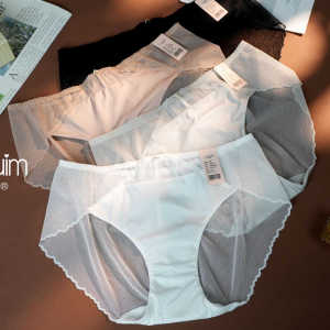 Pure Cotton Lightweight Breathable Comfortable Antibacterial Underwear Low Waist Triangle Pants for Women Young Generation