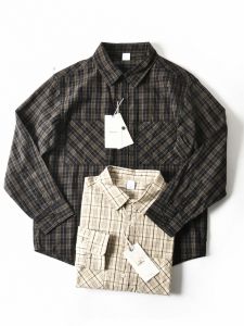 Washed Pure Cotton Plaid Long Sleeve Casual Shirt Mens Autumn Workwear Shirt Coat Loose Fit Comfortable Breathable Youth