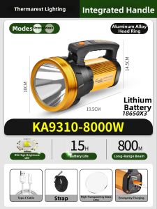 Bright Portable Flashlight Lithium Battery