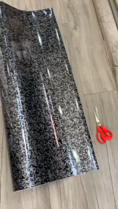 [100cm x khổ 12m] Giấy dán xe giả đá-Decal dán xe cabon giả đá vân đá sáng - Có keo sẵn