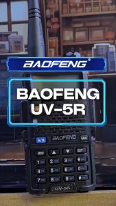 Baofeng UV-5R Two-Way Radio 5W 128CH Portable Walkie Talkie Long Range Dual Band UHF/VHF Dual Band Radio for Outdoor