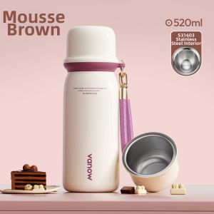 Vanow | Student Use Insulated Straw Cup with Ceramic Liner