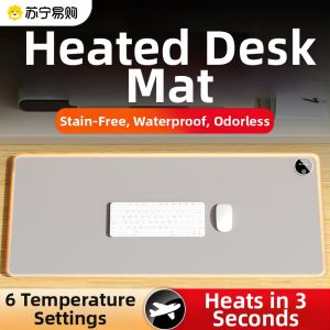 Heated Mouse Pad Super Large Desk Mat for Office Computer Writing Warm Hand Warmer Winter Student Desk Mat 2969