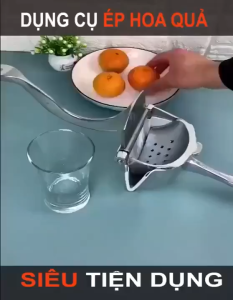 Ép Hoa Quả Cầm Tay Loại Lớn Ép Rau Củ Trái Cây Bằng Tay Chất Liệu Nhựa Và Gang Cao Cấp An Toàn