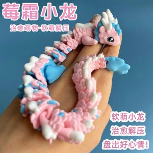 Đồ Chơi Rắn Rồng Hoa Anh Đào 3D in Siêu Dễ Thương Đồ Trang Trí Mềm Mại Dễ Thương Đồ Chơi Trẻ Em Quà Tặng Cho Bé Gái