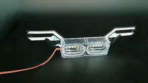 Colorful Drl Light strobe lights motorcycle 6 LED 12V LED Flash Stop Light RGB For Car Motorcycle