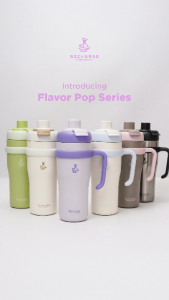 Recharge Flavor Pop Collection Stainless Steel Double Wall Insulated Drinking Tumbler 34oz/1000ml