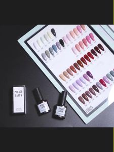 7.3ml New Nail Polish Durable Odor Free Natural Nail Polish Nude Color UV Gel Nail Polish Glue Long-lasting UV Lamp Gel