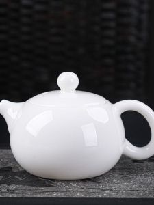 Bộ Ấm Trà Xishi Bằng Sứ Thủ Công Trắng Dehua Yulan Bộ Pha Trà Bằng Gốm Sứ Gongfu Có Bộ Lọc Để Sử Dụng Tại Nhà