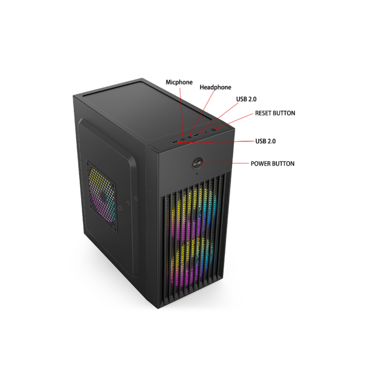 Inplay Lite X220 PC Case MATX Case Gaming Computer Case MATX Desktop ...