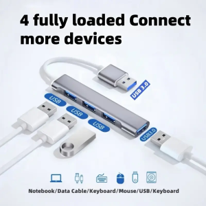 Mini USB Extender Hub/Type-C To USB 3.0 With 3 USB 2.0 Ports Suitable For Mobile Phones Keyboards Mice Storage Devices Laptops