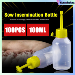 100 pcs 100 ml Semen Squeeze Bottle for Pig Artificial Insemination