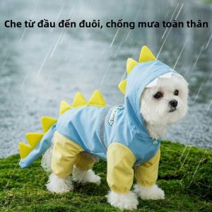 hipidog | Áo Mưa Khủng Long Dễ Mang Mũi Kính Trong Suốt Toàn Bàn Chân
