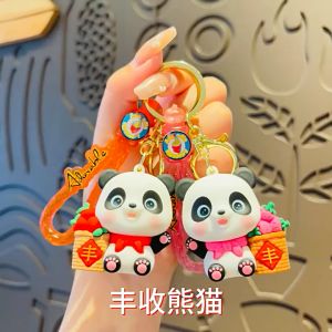 GANTUNGAN KUNCI TAS CARABINER GANTUNGAN KUNCI PANDA CUTE GANTUNGAN KUNCI MOBIL