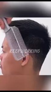KEEPWORKING Hair Clipper Comb Oil Head Hair Cutting Comb Hairdressing Accessories Professional Barber Limit Comb