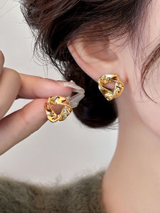 Mobius Geometric Metal New 2026 Trendy Uncommon Stylish Silver S925 Ear Studs