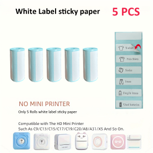 Portable Mini Printer Thermal Stickers Paper Inkless Bluetooth For dolewa Printer Imprimante Android IOS Portable Label Printer